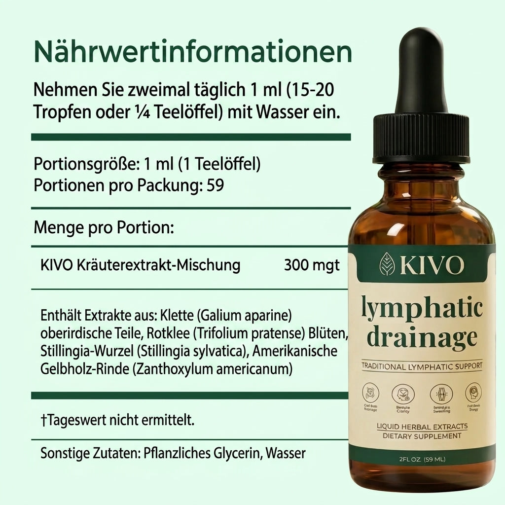 Kivo™ Lymphatische Detox-Tropfen